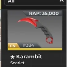 Karambit Scarlet | Bloxstrike