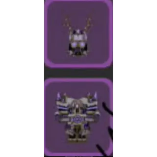 Purple Valhalla mage set NO WEAPON  (Level 186) | Dungeon Quest Reborn
