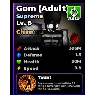 GOM ADULT MAX | Roll anime to fight