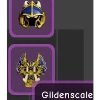 Purple Gildenscale Mage set (no weapon ) Lvl 196| Dungeon quest reborn 