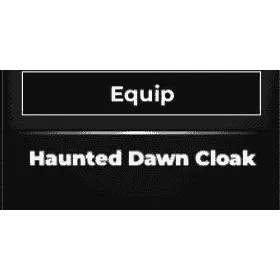 Haunted Dawn Cloak | Type Soul