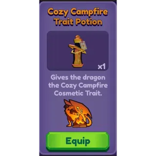 Cozy Campfire Trait potion | Dragon Adventures