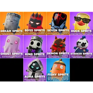 Any 2 Base Fortnite Sprites 