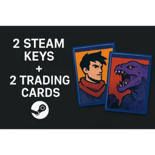 Unused Steam key 🎮 2 Steam Keys + 2 Trading Cards | Auto-Delivery | $1.5