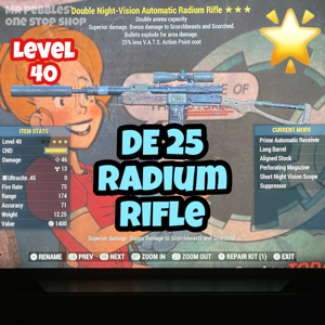 Weapon | DE 25 Radium Rifle⭐️⭐️⭐️ - Game Items - Gameflip