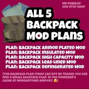 Backpack Plans