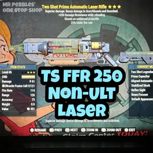 Weapon | TS FFR 250 Laser 🌟🌟🌟