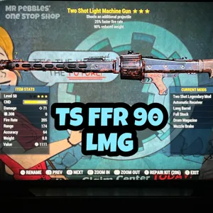 Weapon | TS FFR 90 LMG 🌟🌟🌟