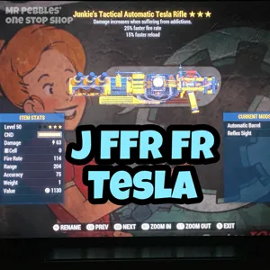 Weapon | J FFR FR Tesla ⭐️⭐️⭐️