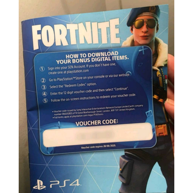 How To Redeem A Code On Fortnite Ps4 | Aimbooster News - 640 x 640 png 565kB