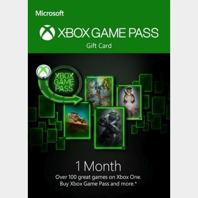 Xbox Game Pass 1 months Xbox Live Gold Gift Cards Gameflip