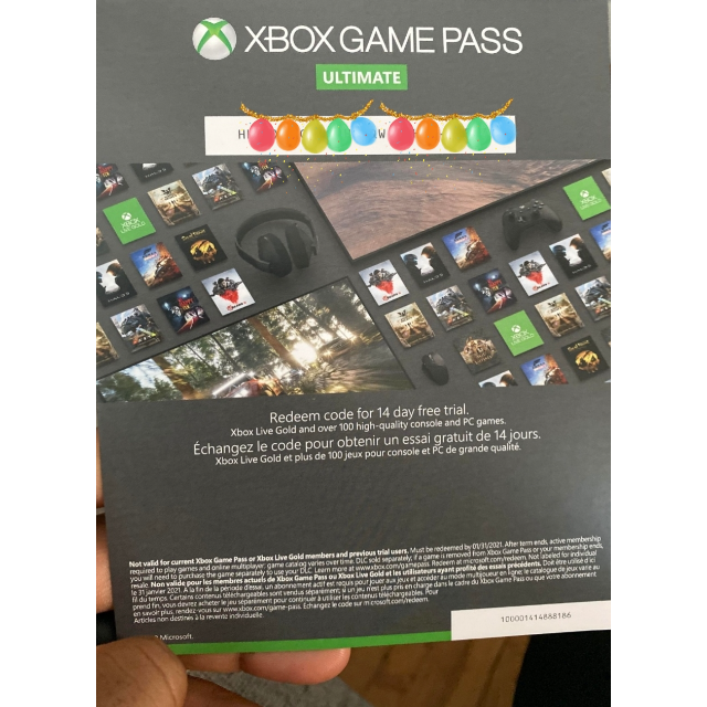 Xbox Game Pass Ultimate 14 Days (gold+pass) Xbox Live Gold Gift Cards
