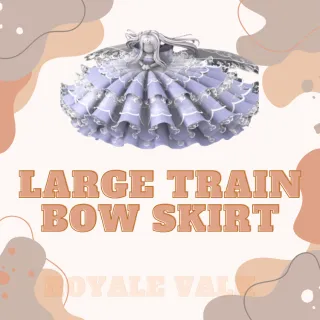LARGE TRAIN BOW SKIRT