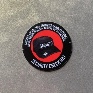 ROBLOX TOY SECURITY CHECK HAT