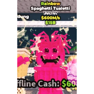 Spaghetti Tualetti RAINBOW 600M