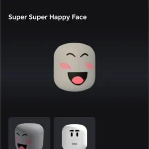 super super happy face