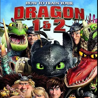 How to Train Your Dragon 1 & 2 double feature HD MA