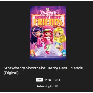RARE! Strawberry Shortcake Berry Best Friends HD MA