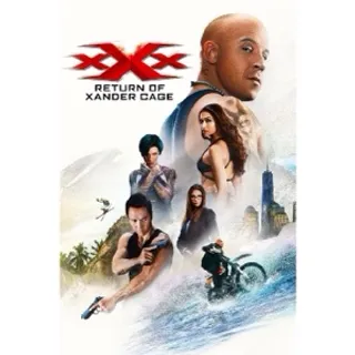 xXx: Return of Xander Cage HD Fandango or iTunes 