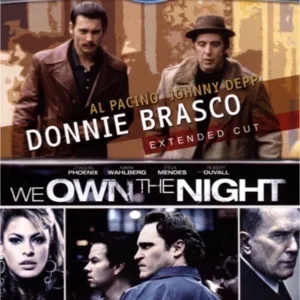Rare! Donnie Brasco / We Own the Night double feature HD MA