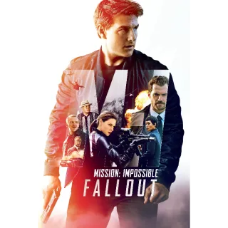 Mission: Impossible - Fallout 4K VUDU or iTunes