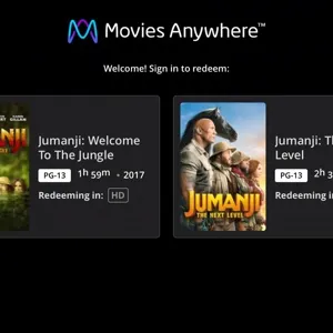 Jumanji Double Feature HD MA