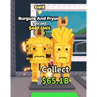 Gold Burguro And Fryuro 487.5M/s Steal A Brainrot