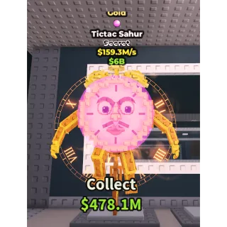 Gold Tictac Sahur 159.3M/s