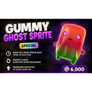 Gummy Ghost Sprite Rare Fornite