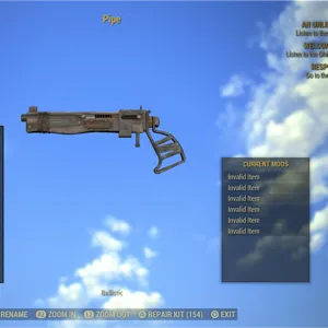 Lvl 1 Nw Pipe Pistol