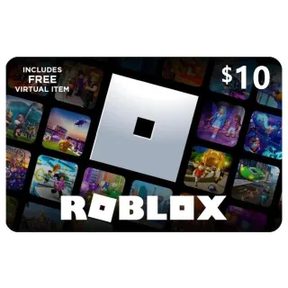 Roblox Gift Card $10.00