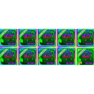 10x giant emerald golems