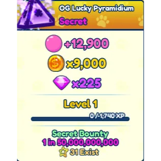 SHINY OG LUCKY MYRAMIDIUM SECRET 