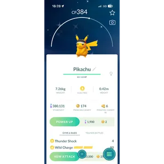 Shiny visor Pikachu Spring Marathon