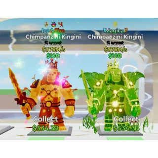 Ice & Fire & Magical Chimpanzini 