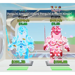 Aqua & Lovely Penguini Armorini King