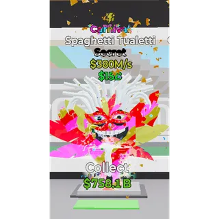 Carnival Spaghetti Tualetti 1 traits 380M/s