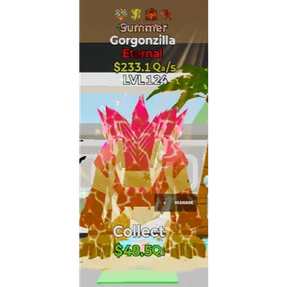 Summer Gorgonzilla 4 Traits LVL 124