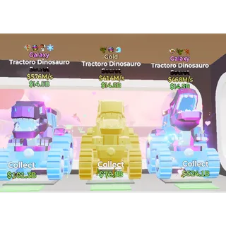 Bundle x3 Tractoro Dinosauro