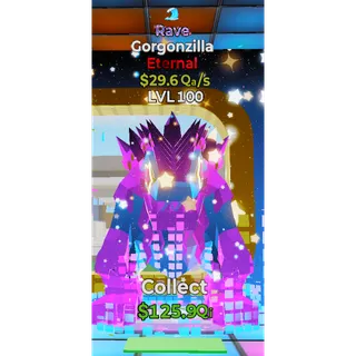 Rave Gorgonzilla 1 Traits LVL 100
