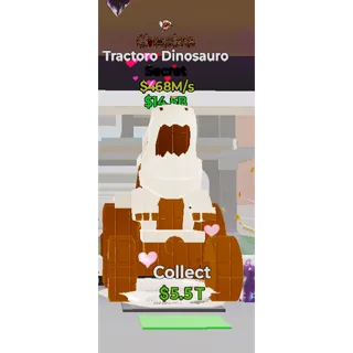 Chocolate Tractoro Dinosauro 1 trait