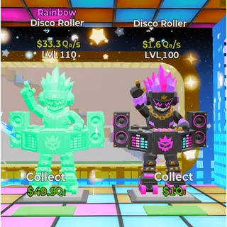 Rainbow Disco Roller  & Disco Roller