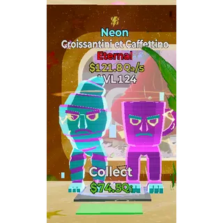 Neon Croissantini et Caffettino 1 Traits LVL 124