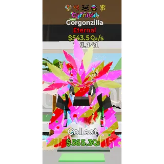 Carnival Gorgonzilla 5 Traits LVL 141