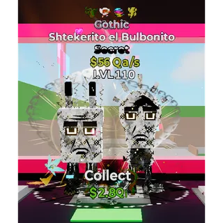 Gothic Shtekerito El Bulbonito 4 Traits