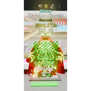 Neon Tralalero Kingala 3 Traits LVL 65