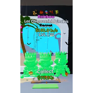 Rainbow Los Chimpanzini Princinis 5 Traits LVL 125