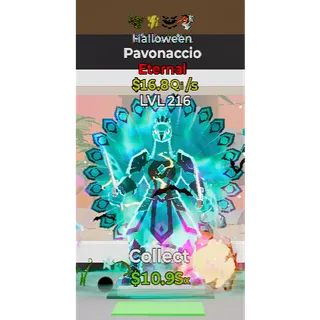 Halloween Pavonaccio 4 Traits
