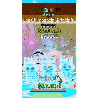 Aqua Los Chimpanzini Princinis 4 Traits LVL 100