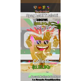  Summer Spaghetti Tualetti 4 Traits 